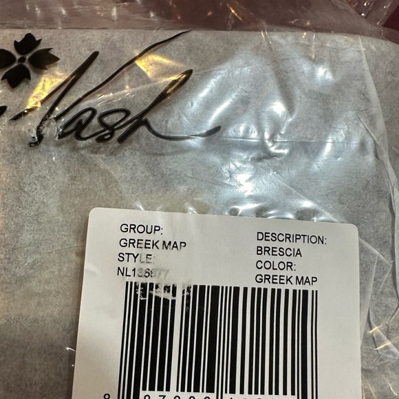 Nash Greek Map Print Handbag - Picture 4 of 4